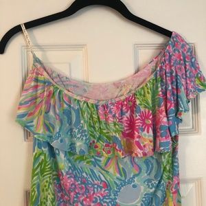 Lilly Pulitzer One Shoulder Top